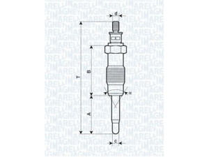 MAGNETI MARELLI 062500300304 kaitinimo žvakė 
 Kibirkšties / kaitinamasis uždegimas -> Kaitinimo kaištis
5960 33, 5960 34, 596033, 46447610