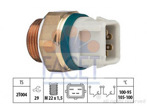 FACET 7.5638 temperatūros jungiklis, radiatoriaus ventiliatorius 
 Aušinimo sistema -> Siuntimo blokas, aušinimo skysčio temperatūra
6 190 785, 6 190 786, 7 001 607