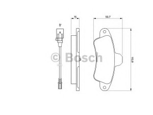 BOSCH 0 986 460 991 stabdžių trinkelių rinkinys, diskinis stabdys 
 Techninės priežiūros dalys -> Papildomas remontas
6669780, 7153477, 93BB 2M008 BB