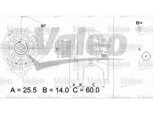 VALEO 437315 kintamosios srovės generatorius 
 Elektros įranga -> Kint. sr. generatorius/dalys -> Kintamosios srovės generatorius
028903028C, 030903023H, 030903023HX