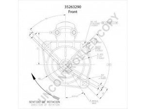 PRESTOLITE ELECTRIC 35263290 starteris
2873K621, 2873K632, 3586547, 2253148