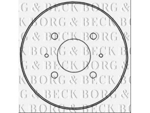 BORG & BECK BBR7235 stabdžių būgnas 
 Stabdžių sistema -> Būgninis stabdys -> Stabdžių būgnas
4615A012, 4544230101