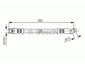 BOSCH 1 987 481 014 stabdžių žarnelė 
 Stabdžių sistema -> Stabdžių žarnelės
2101 3506060 01, 2110 3506060