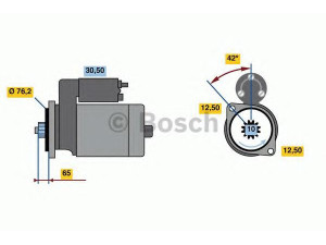 BOSCH 0 986 020 260 starteris 
 Elektros įranga -> Starterio sistema -> Starteris
02M 911 023 P, 02M 911 024, 02M 911 024 N