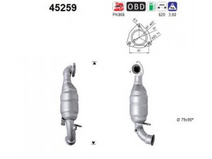 AS 45259 katalizatoriaus keitiklis 
 Išmetimo sistema -> Katalizatoriaus keitiklis
18307587713