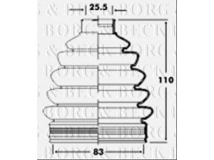 BORG & BECK BCB2363 gofruotoji membrana, kardaninis velenas 
 Ratų pavara -> Gofruotoji membrana
6Q0498203, 6Q0498203, 6Q0 498 203