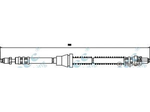 APEC braking HOS3053 stabdžių žarnelė 
 Stabdžių sistema -> Stabdžių žarnelės
1029544, 1035269, 97KB2078BB