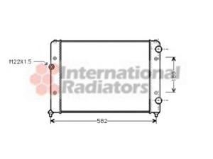 VAN WEZEL 58002119 radiatorius, variklio aušinimas 
 Aušinimo sistema -> Radiatorius/alyvos aušintuvas -> Radiatorius/dalys
3A0121253, 3AO121253