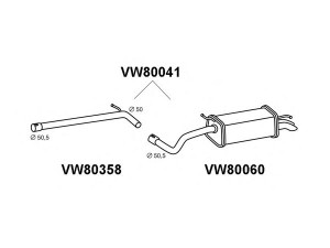 VENEPORTE VW80041 galinis duslintuvas
5Z6253025G