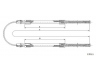 CABOR 1701.1 trosas, stovėjimo stabdys 
 Stabdžių sistema -> Valdymo svirtys/trosai
93801482, 93801482, 93801482