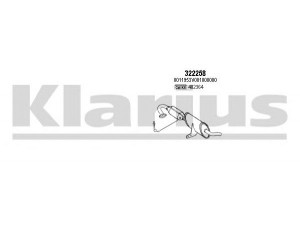 KLARIUS 810003E išmetimo sistema 
 Išmetimo sistema -> Išmetimo sistema, visa