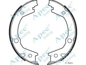APEC braking SHU763 stabdžių trinkelė 
 Stabdžių sistema -> Būgninis stabdys -> Stabdžių įdėklas/ trinkelė
583502EA00