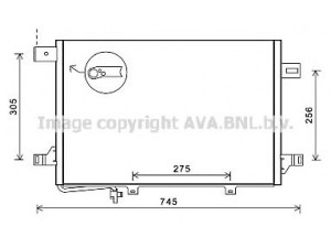 AVA QUALITY COOLING MSA5572 kondensatorius, oro kondicionierius