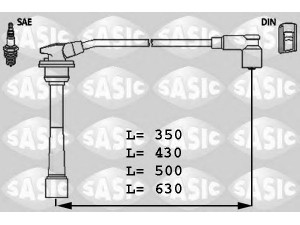 SASIC 9286018 uždegimo laido komplektas
