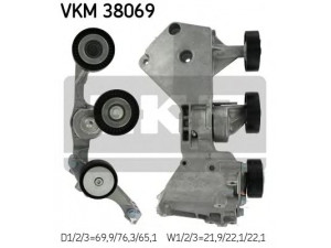 SKF VKM 38069 įtempiklio skriemulys, V formos rumbuotas diržas 
 Diržinė pavara -> V formos rumbuotas diržas/komplektas -> Įtempiklio skriemulys
668 200 08 70, 668 200 16 70, 668 200 22 70