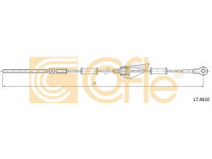 COFLE 17.4810 trosas, stovėjimo stabdys
47510SA1670