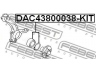 FEBEST DAC43800038-KIT rato guolio komplektas
1001718, 7M3498625