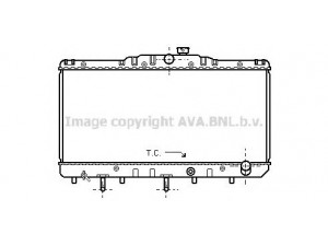 AVA QUALITY COOLING TO2080 radiatorius, variklio aušinimas 
 Aušinimo sistema -> Radiatorius/alyvos aušintuvas -> Radiatorius/dalys
1640064080, 1640064120, 1640064160