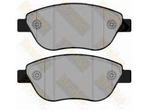 Brake ENGINEERING PA1851 stabdžių trinkelių rinkinys, diskinis stabdys 
 Techninės priežiūros dalys -> Papildomas remontas
71770080, 71770965, 77364281, 77364897
