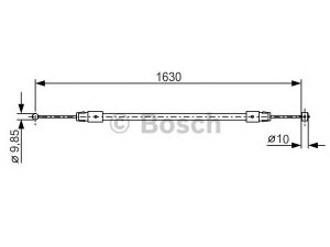 BOSCH 1 987 482 187 trosas, stovėjimo stabdys 
 Stabdžių sistema -> Valdymo svirtys/trosai
7L0 721 556 A, 7L0 721 556 C, 7L0 721 556 A
