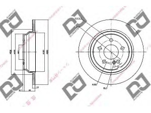 DJ PARTS BD1150 stabdžių diskas 
 Dviratė transporto priemonės -> Stabdžių sistema -> Stabdžių diskai / priedai
2214230712