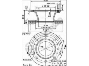 BREMBO 09.7929.40 stabdžių diskas
2992271, 7183804
