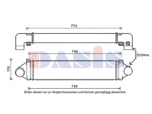 AKS DASIS 377008N tarpinis suslėgto oro aušintuvas, kompresorius 
 Variklis -> Oro tiekimas -> Įkrovos agregatas (turbo/superįkrova) -> Tarpinis suslėgto oro aušintuvas
LR030762