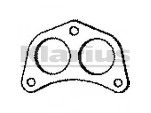 KLARIUS 410424 tarpiklis, išleidimo kolektorius
6N0253115E, 6N0253115E, 6N0253115E