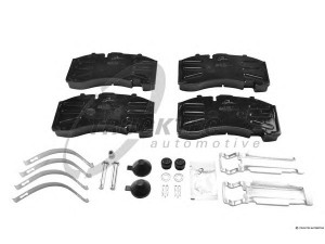 TRUCKTEC AUTOMOTIVE 90.35.011 stabdžių trinkelių rinkinys, diskinis stabdys
1005625, 1008452, 1105625, 004 420 7020