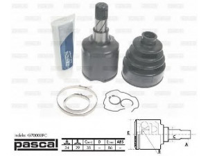 PASCAL G70003PC jungčių komplektas, kardaninis velenas 
 Ratų pavara -> Sujungimai/komplektas
96245286, P96349956