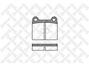 STELLOX 028 000-SX stabdžių trinkelių rinkinys, diskinis stabdys 
 Techninės priežiūros dalys -> Papildomas remontas
1605710, 1605712, 1605726, 90297407