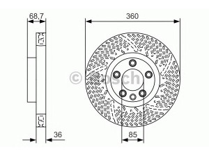BOSCH 0 986 479 B13 stabdžių diskas 
 Dviratė transporto priemonės -> Stabdžių sistema -> Stabdžių diskai / priedai
958 351 404 00, 958 351 404 01