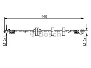 BOSCH 1 987 476 972 stabdžių žarnelė 
 Stabdžių sistema -> Stabdžių žarnelės
51700558, 46556045, 51700558