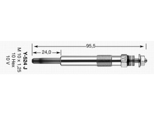 NGK 4520 kaitinimo žvakė 
 Kibirkšties / kaitinamasis uždegimas -> Kaitinimo kaištis
1079401, AB