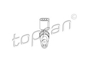 TOPRAN 111 380 RPM jutiklis, variklio valdymas 
 Variklis -> Variklio elektra
036 907 601, 036 907 601A, 036 907 601B