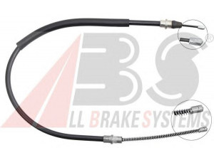 A.B.S. K15568 trosas, stovėjimo stabdys 
 Stabdžių sistema -> Valdymo svirtys/trosai
4745.H2, 4745.L5, 9630504580