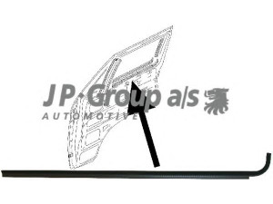 JP GROUP 8186001280 tarpiklis, šoninis langas 
 Kėbulas -> Keleivių kabina -> Durų langas/šoninis langas
251837704