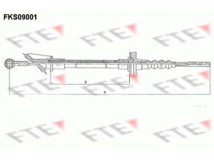 FTE FKS09001 sankabos trosas 
 Sankaba/dalys -> Sankabos valdymas -> Sankabos trosas
215055, ZF04460471, 4460471, 7724708