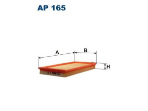 FILTRON AP165 oro filtras 
 Techninės priežiūros dalys -> Techninės priežiūros intervalai
30812710, 308127109, 30858441, PC972