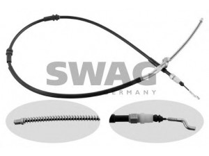 SWAG 30 93 6712 trosas, stovėjimo stabdys 
 Stabdžių sistema -> Valdymo svirtys/trosai
2H0 609 721 B