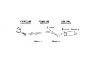 VENEPORTE 630251 išmetimo sistema