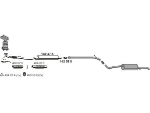ERNST 190169 išmetimo sistema 
 Išmetimo sistema -> Išmetimo sistema, visa