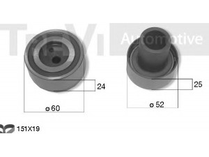 TREVI AUTOMOTIVE KD1155 paskirstymo diržo komplektas 
 Techninės priežiūros dalys -> Papildomas remontas