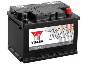 YUASA YBX1065 starterio akumuliatorius 
 Elektros įranga -> Akumuliatorius