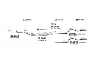 ASSO ART4192 išmetimo sistema