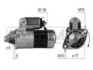 MESSMER 220501 starteris 
 Elektros įranga -> Starterio sistema -> Starteris
HSP112130, M 001 T 73381, M 001 T 73383