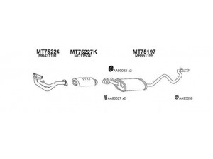 VENEPORTE 750007 išmetimo sistema