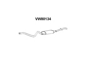 VENEPORTE VW80134 galinis duslintuvas 
 Išmetimo sistema -> Duslintuvas
161253609B, 161253609D, 161253609F