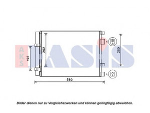 AKS DASIS 512086N kondensatorius, oro kondicionierius 
 Oro kondicionavimas -> Kondensatorius
976062V700