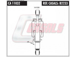 CASALS B2233 amortizatorius, kabinos pakaba 
 Kėbulas -> Vairuotojo kabina -> Pakaba, vairuotojo kabina
1076855, 20427897, 20721169, 20775212